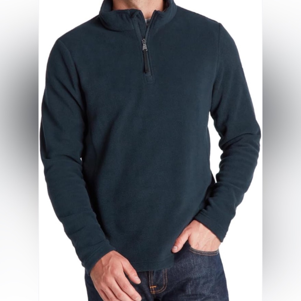 Wrangler Navy Quarter-Zip‎ Pullover men size xl
